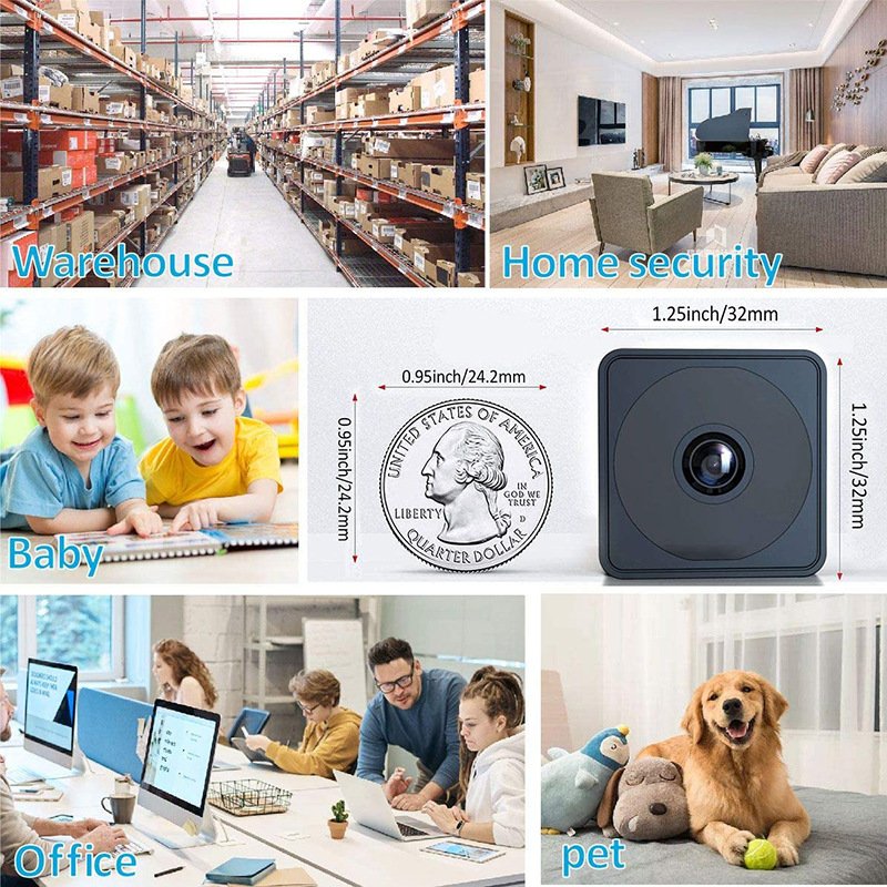 1080P HD Infrared Night Vision Wireless Mini Video Camera Small Video Recorder Micro Mini Camera