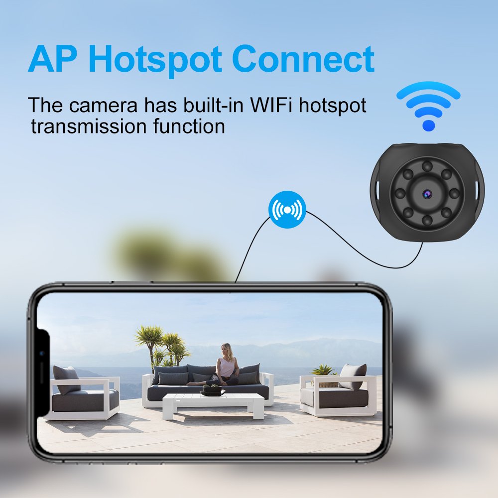 Hot Sale WK10 Wifi Camera Night Vision Video Recorder Mini Wifi Camcorder HD 1080P MD21/MD23/MD25/MD26/MD18 Mini Camera