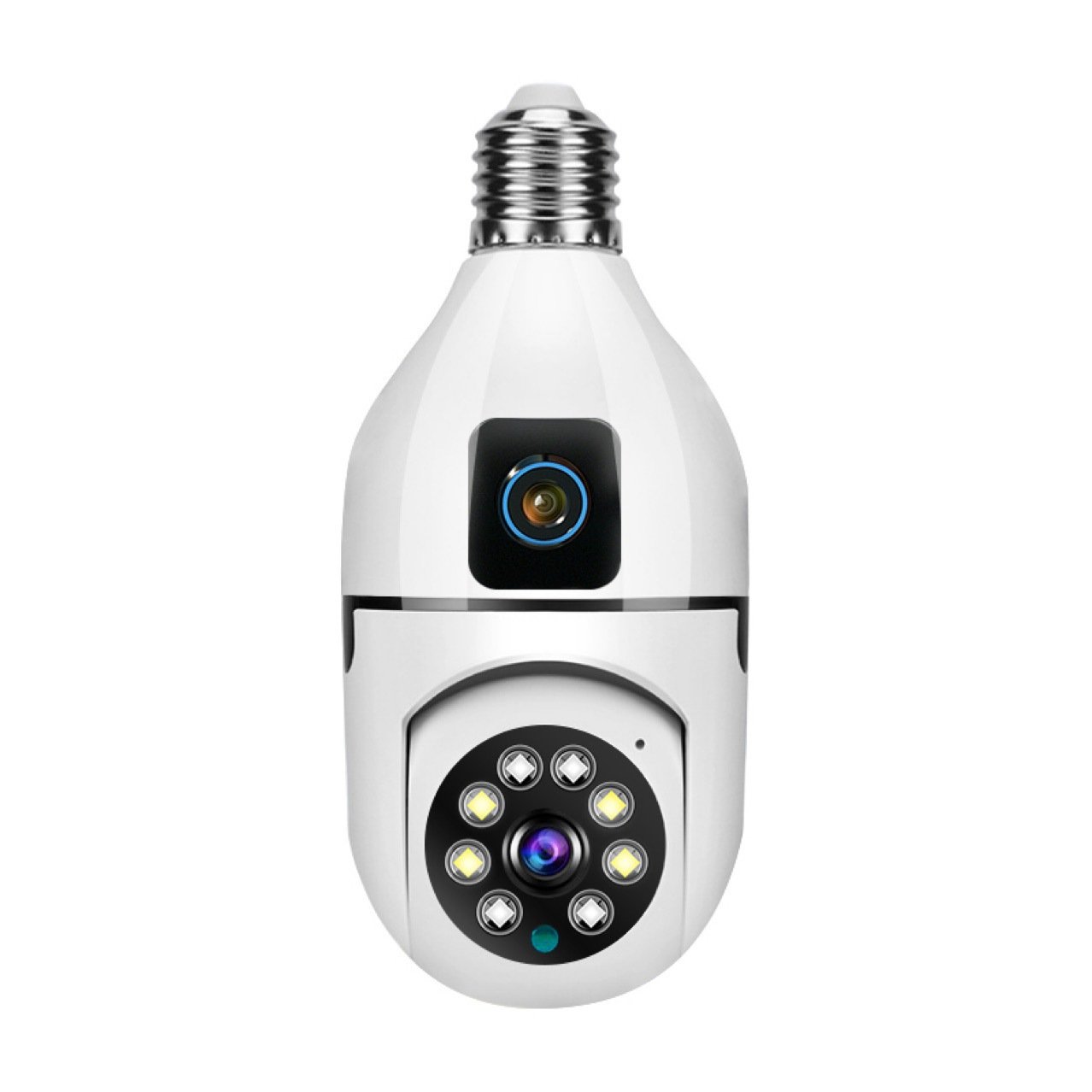 360 smart home E27 Dual Lens Bulb Camera WiFi 1080P 360 degree panoramic PTZ IP Camera with LED Light Bulb Wireless Socket