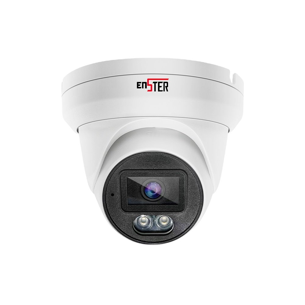 ENSTER Factory full color motion detection Turret 5MP 4K Night vision POE HD IP Surveillance Security CCTV Network Camera