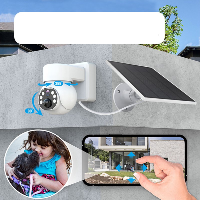 solar power panel 4g SIM card outdoor night vision home mini 360 degree security wireless wifi solar prices system cctv camera