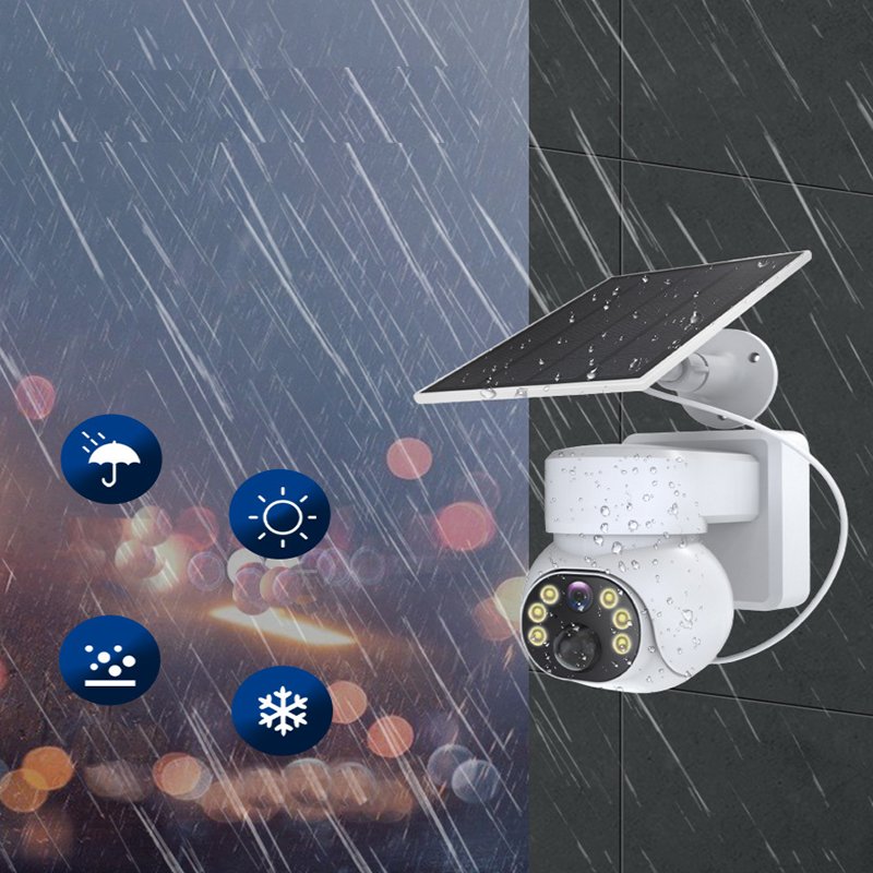 solar power panel 4g SIM card outdoor night vision home mini 360 degree security wireless wifi solar prices system cctv camera