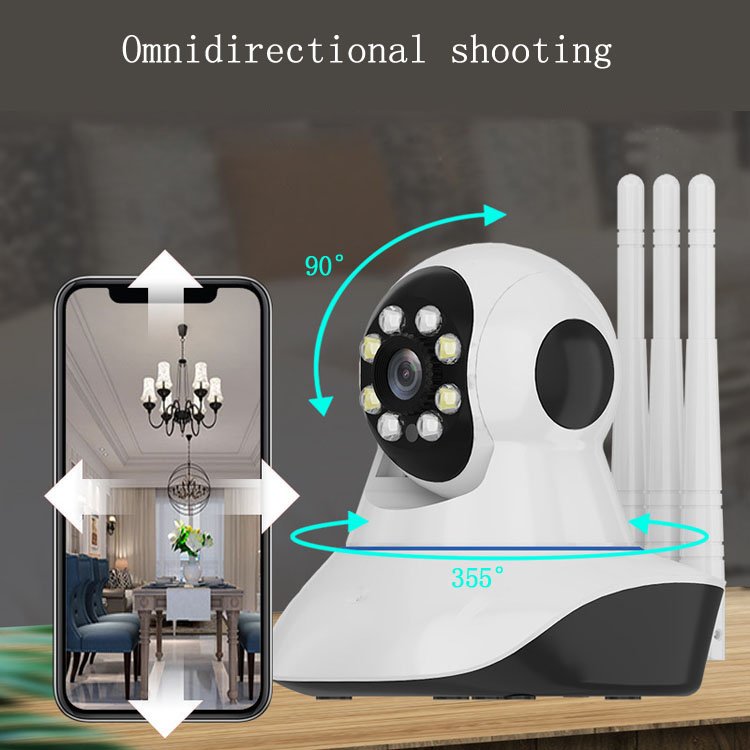 Loosafe Good Quality 720P V380 APP Wireless Night Vision IP Camera Smart Home Security V380 Wifi CCTV Camera