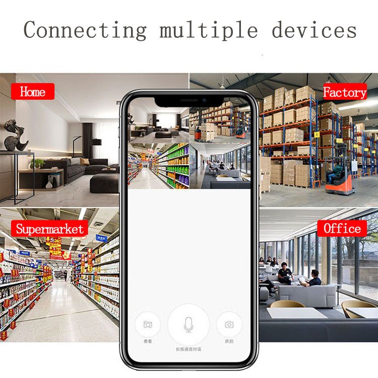 Loosafe Good Quality 720P V380 APP Wireless Night Vision IP Camera Smart Home Security V380 Wifi CCTV Camera
