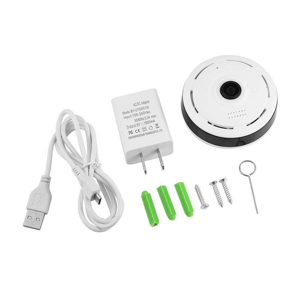 5MP Full HD Surveillance Intelligent Wide-Coverage Advanced Panoramic Fisheye Camera with Night Vision for Enhanced Security