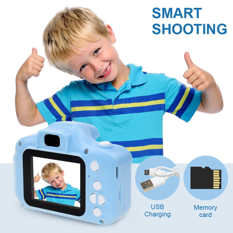 Christmas Kids Gift Cute Mini Camera for 3-12 Years Old Mini Camcorder 8MP HD Video Lens Great for Shooting D6 Kid Camera