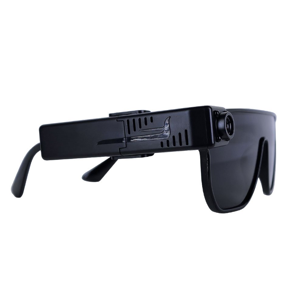 Factory direct sales Mini WiFi ip POV human visual recording night vision glasses camera available for team work monitor