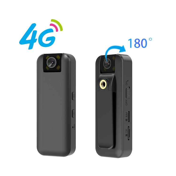 Vstarcam CB77 Lightweight Portable Mini 4G Human Detection Battery Camera Ultra Long Endurance Recording Camera Black 1080P CMOS