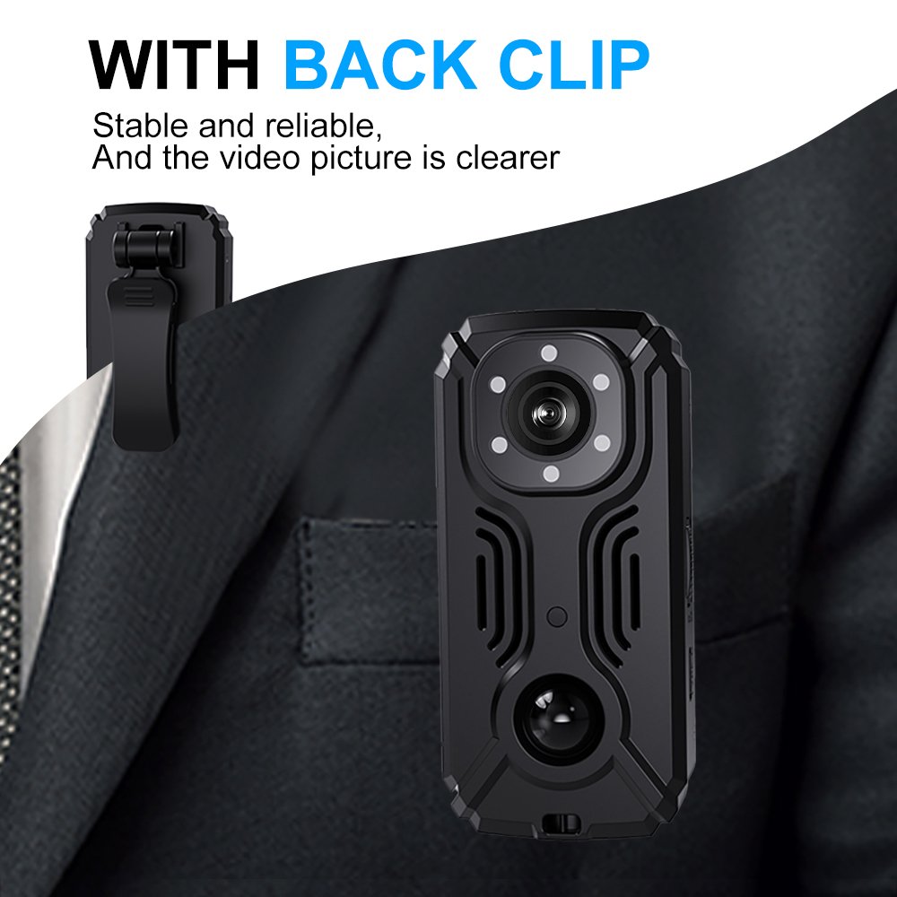 Portable Body Worn Camera MD37 Body Cam PIR Camera WIFI P2P HD1080P Car Video Recorder Outdoor Mini Ip Camera
