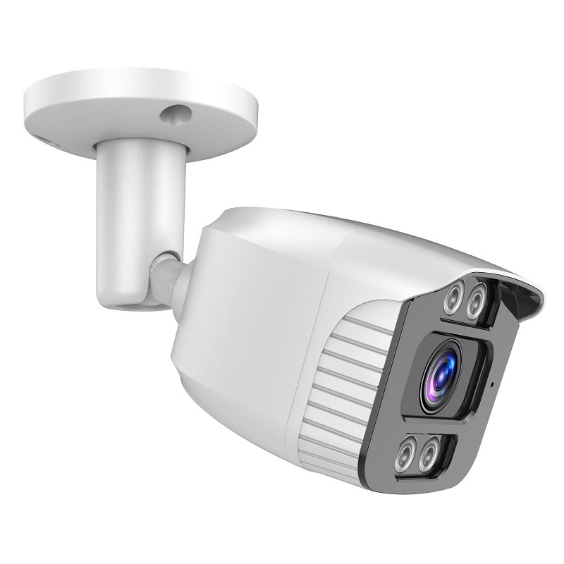 4K Full Color Camera 8MP AHD/TVI/CVI Coaxial Bullet Colorvu Camera with high Quality and Audio Optional
