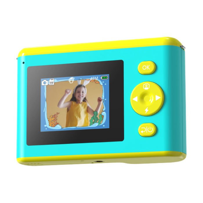 Factory OEM 2.4 Inch Portable Cartoon Mini Instant Printer 1080P HD Children Wireless Print Camera For Christmas Gift