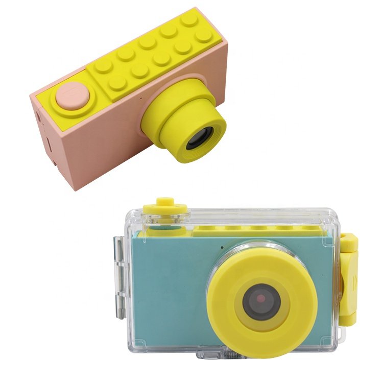 Waterproof mini 2 inch ips display kids digital video camera for children