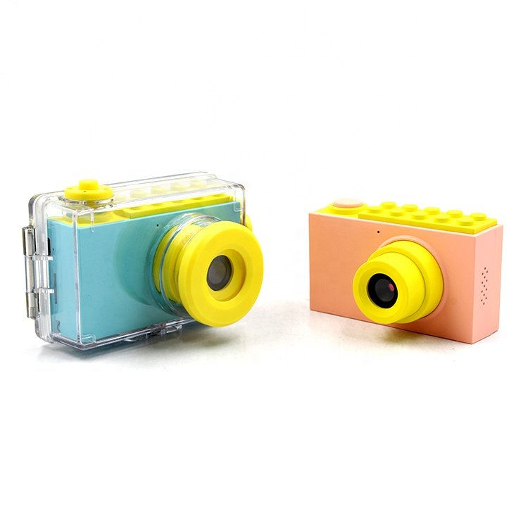 Waterproof mini 2 inch ips display kids digital video camera for children