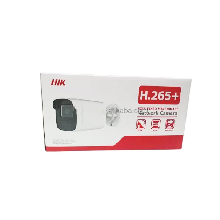 Hot Sale Bullet Network Camera DS-2CD1T43G0-I 50m IR Night Vision Hik Fixed 4MP POE IP Camera