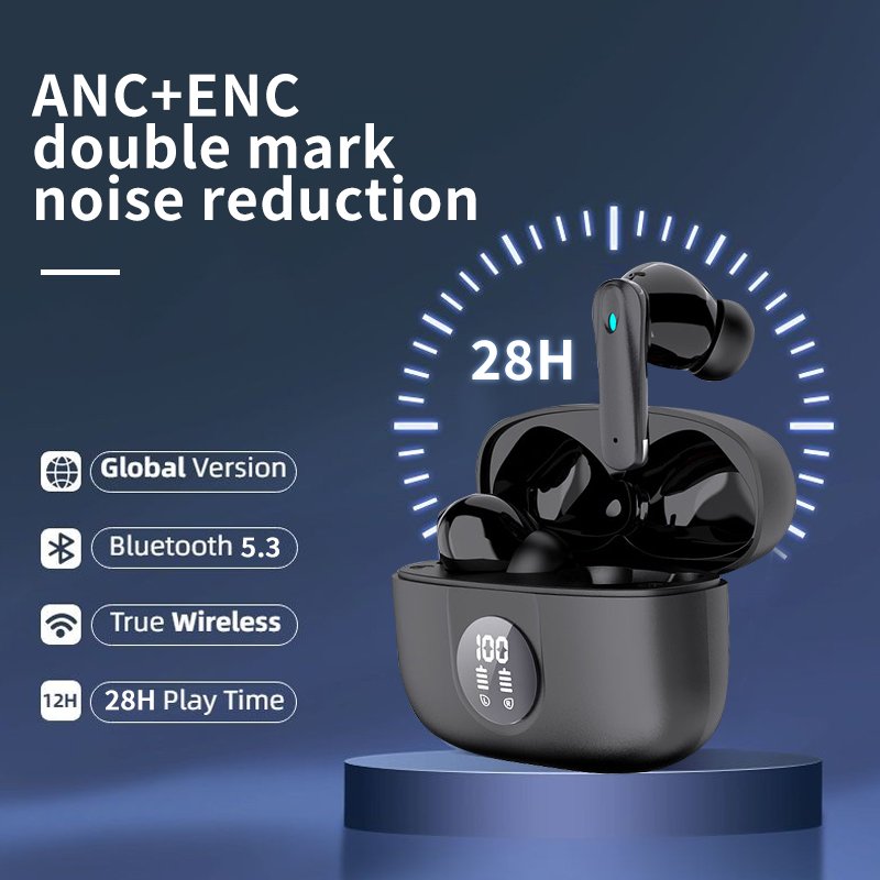 Hot Selling New ANC ENC Active Noise Cancelling Gaming Wireless Tws Mini Hifi Earbuds Gaming Earphones Headphones