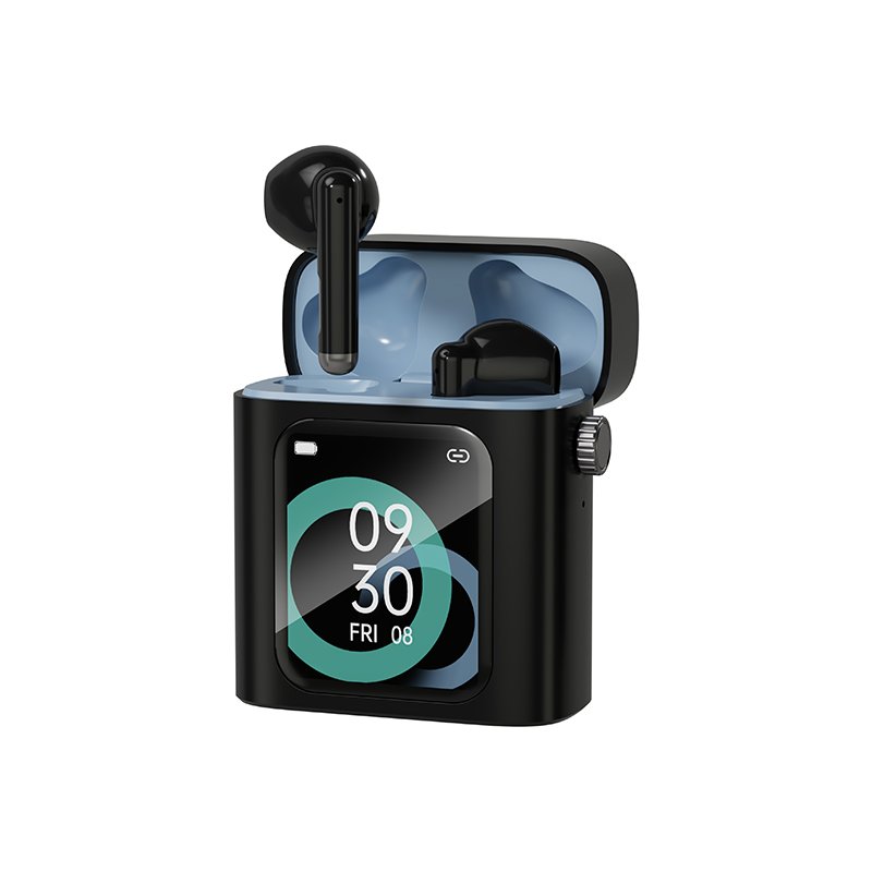 D1160 Pro TWS Earbuds LCD Touch Screen Hifi Sound Quality True Wireless Earphones with Speaker TF Card TWS Earphones
