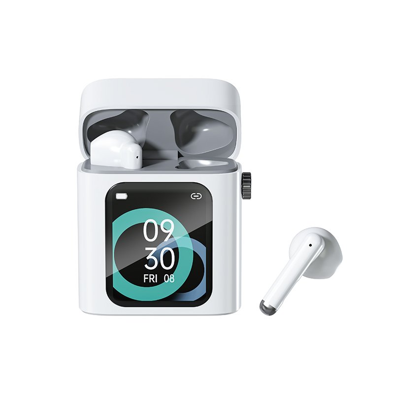 D1160 Pro TWS Earbuds LCD Touch Screen Hifi Sound Quality True Wireless Earphones with Speaker TF Card TWS Earphones