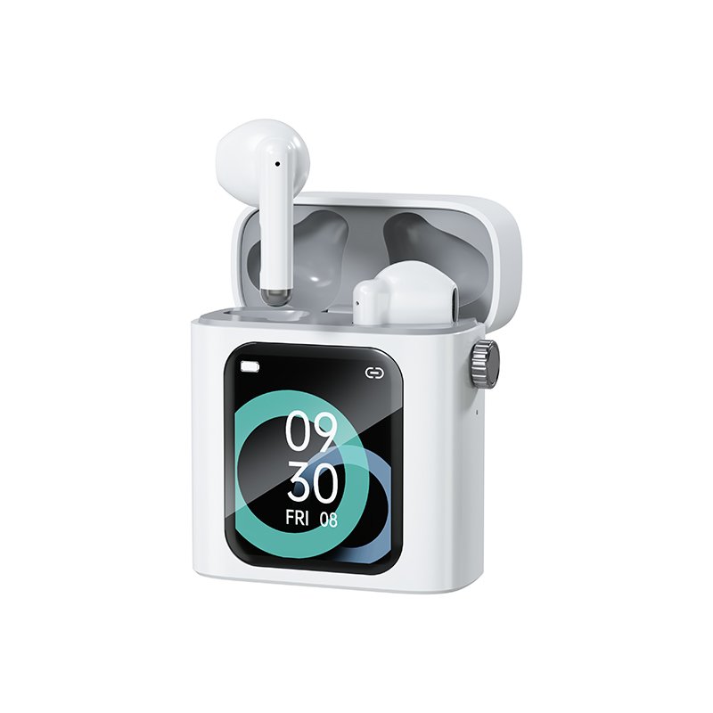 D1160 Pro TWS Earbuds LCD Touch Screen Hifi Sound Quality True Wireless Earphones with Speaker TF Card TWS Earphones