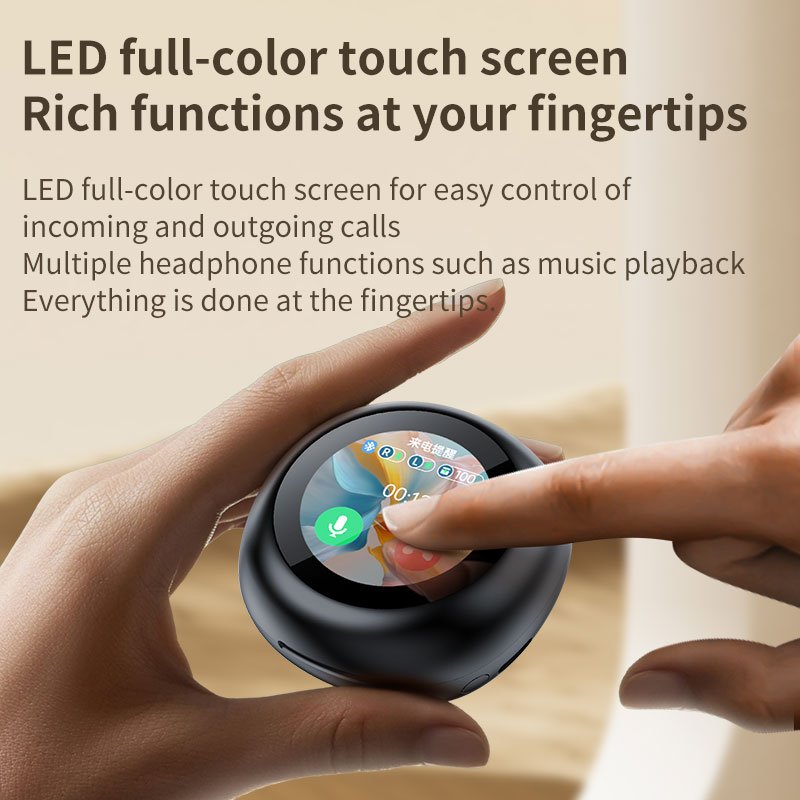best price trending product tws earphones noise cancelling tws earphones headphones with digital display