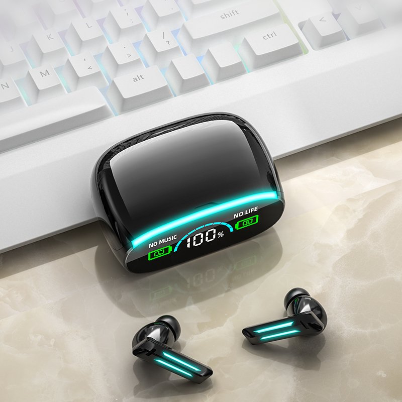 New Product Noise Cancel True Wireless Led Display LED M39 TWS Earbuds Powerbank Earphone