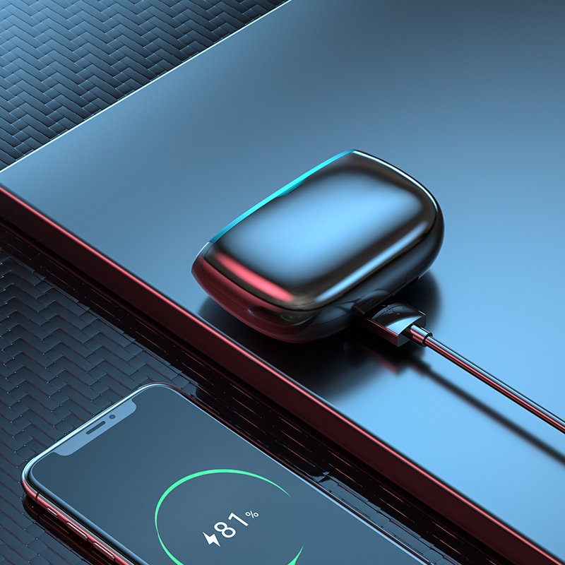 New Product Noise Cancel True Wireless Led Display LED M39 TWS Earbuds Powerbank Earphone