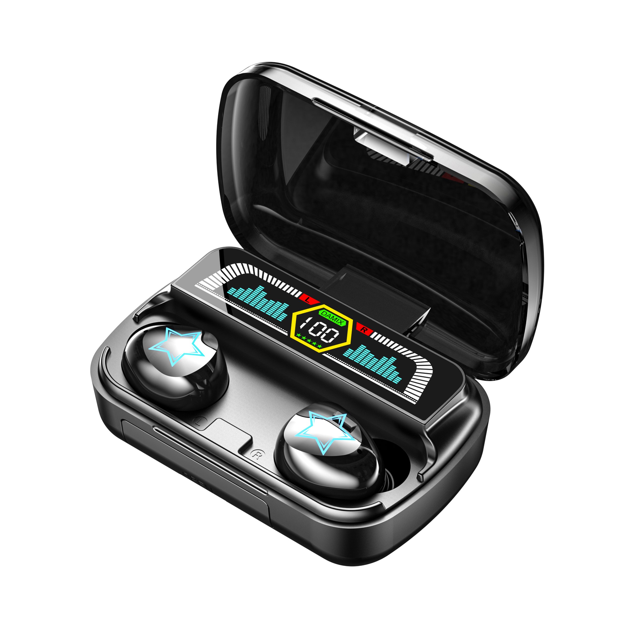 2024 High Quality Gaming Mini Tws Earphone AS-07 Wireless Earbuds f9 m10 m19 X15