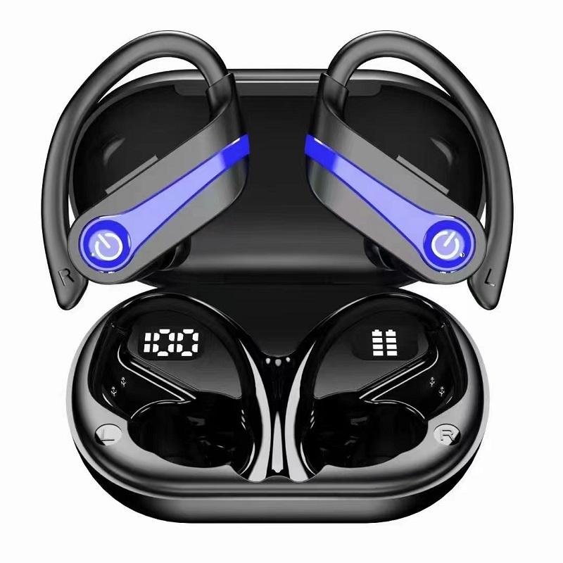 Low Latency Noise Cancelling Wireless Waterproof Headphones Earphone Q63 Gym Sports TWS Earphones for Running Sport