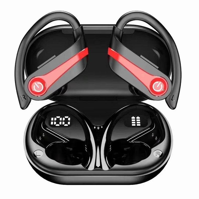 Low Latency Noise Cancelling Wireless Waterproof Headphones Earphone Q63 Gym Sports TWS Earphones for Running Sport