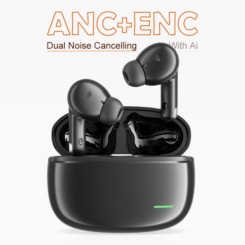 Wireless earphone earbuds Earphones 3 mics ANC Earbuds TWS Waterproof HD Wireless Earbuds Noise Cancelling Gaming Headphone