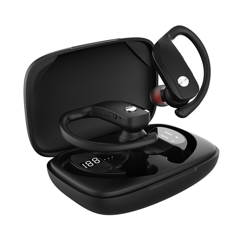 T16 High Quality Wireless TWS Sports Earbuds Super Bass Noise Cancelling Headphones with Earhook for Gaming and Cell Phone Use