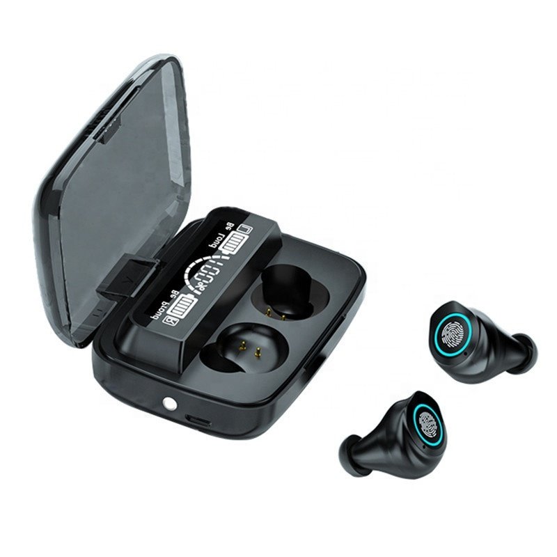 Tws noise cancelling m17 earbuds with power bank best top high quality true wireless earphone gaming earbuds headset headphone