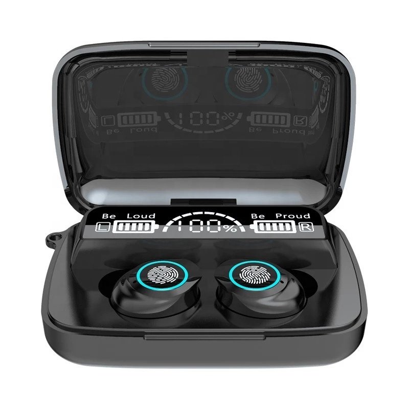 Tws noise cancelling m17 earbuds with power bank best top high quality true wireless earphone gaming earbuds headset headphone