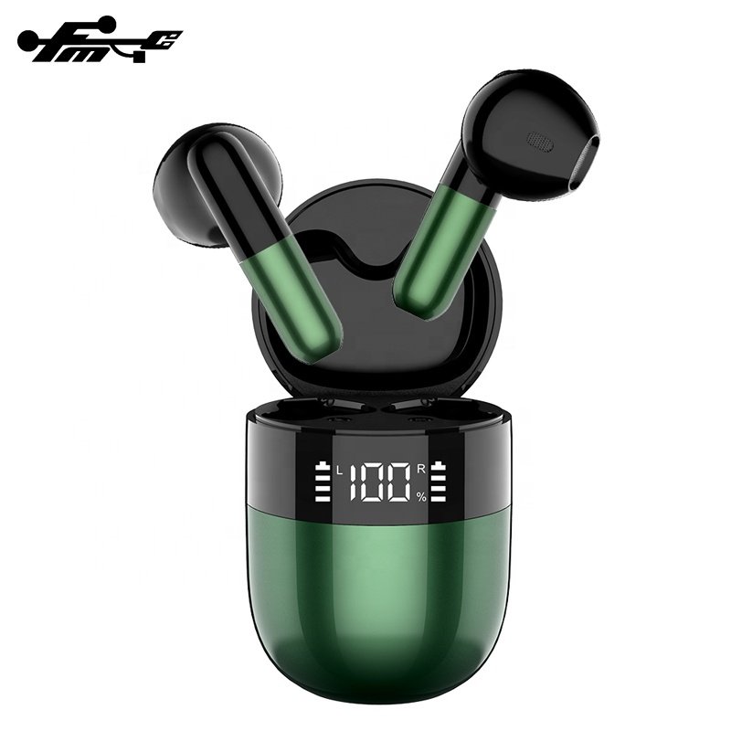 TWS in Ear BT 5.1 Earphone Stereo Mini True Wireless Headphones Earbuds Mobile Phone Waterproof Digital Display In-ear