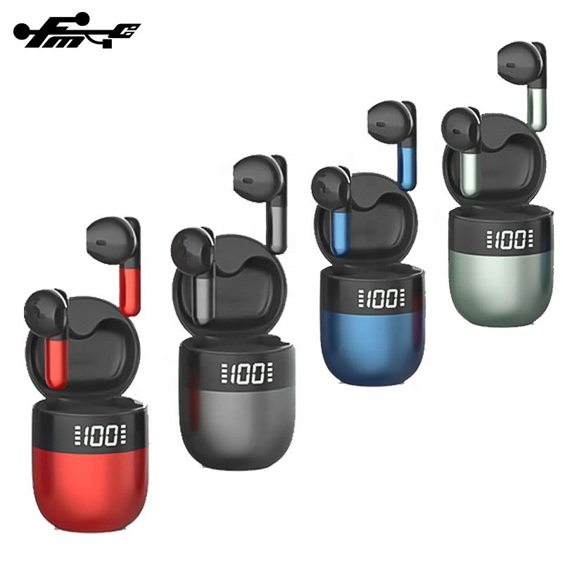 TWS in Ear BT 5.1 Earphone Stereo Mini True Wireless Headphones Earbuds Mobile Phone Waterproof Digital Display In-ear