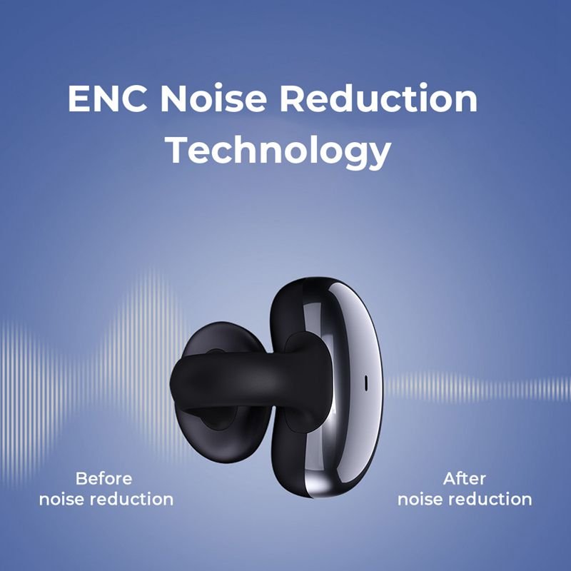 Best Quality HM20 Long Endurance ENC Tws Air Conduction Headphone Wireless Earbud Clip-on Headset Open Ear Clip HiFi Earphones