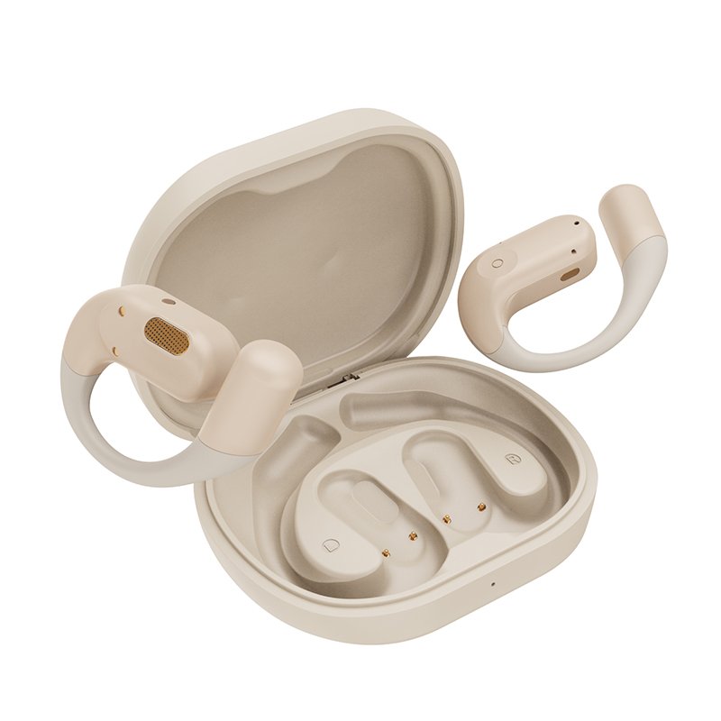 Innovation 2in1 smart display OWS earphone earbuds over ear tws ows earbuds with touch screen