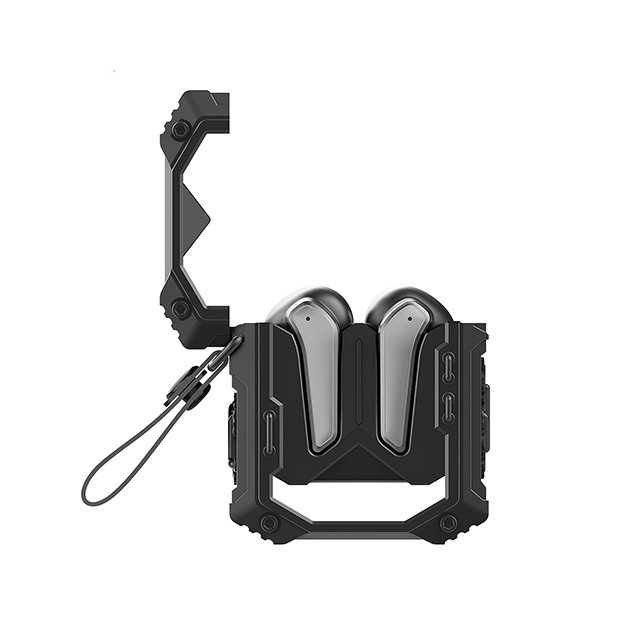 Custom Color Logo TWS Gaming Transparent Bluetooth Earbuds Wireless Earphone