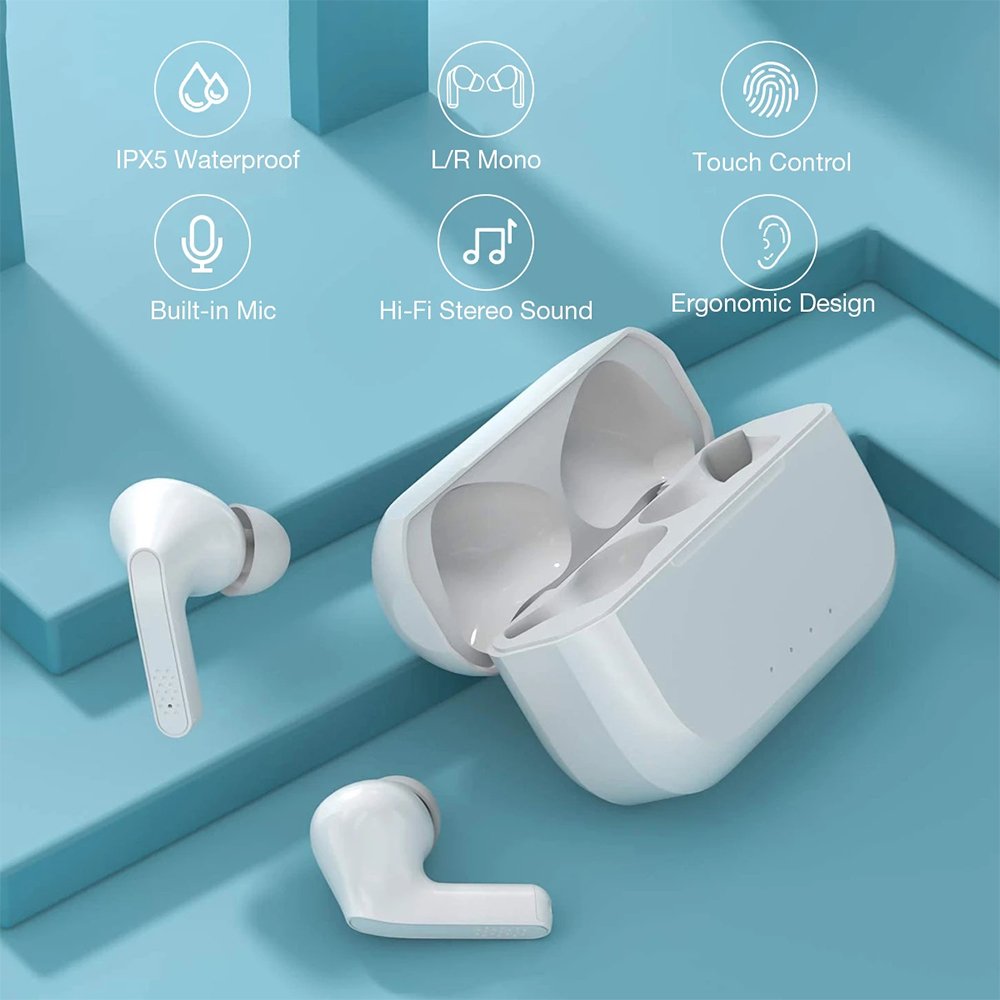 Wholesale Black Waterproof Wireless Tws Earbuds Headset Noise Cancelling