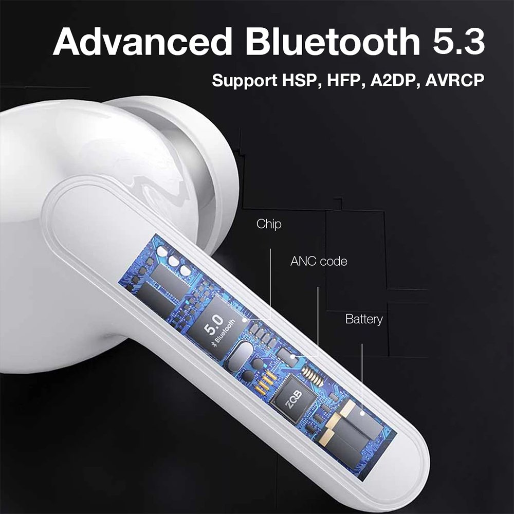 Wholesale Black Waterproof Wireless Tws Earbuds Headset Noise Cancelling