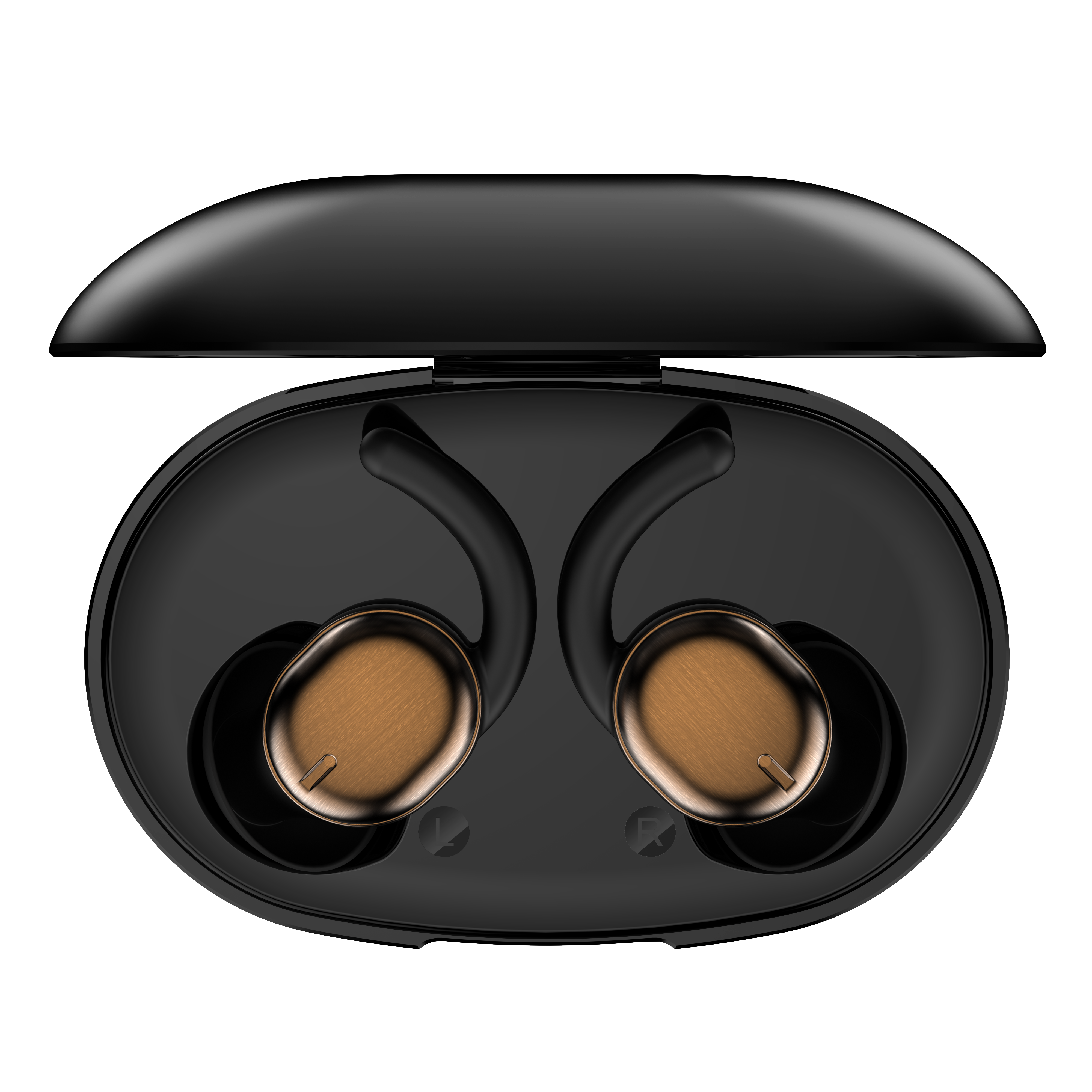Hot Sales 7hours Working Time Ear Clip: Non-Noise Cancelling TWS Earphones & Headphones