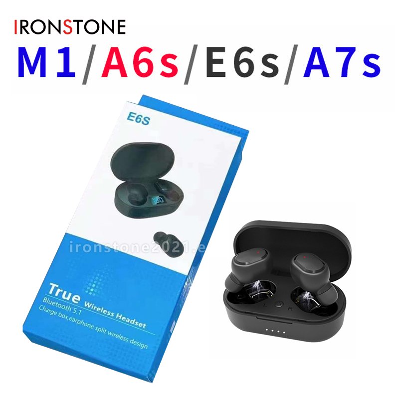 Earphone A6s Tws with Stereo Headphones and Wireless 5.0 Stereo Headset