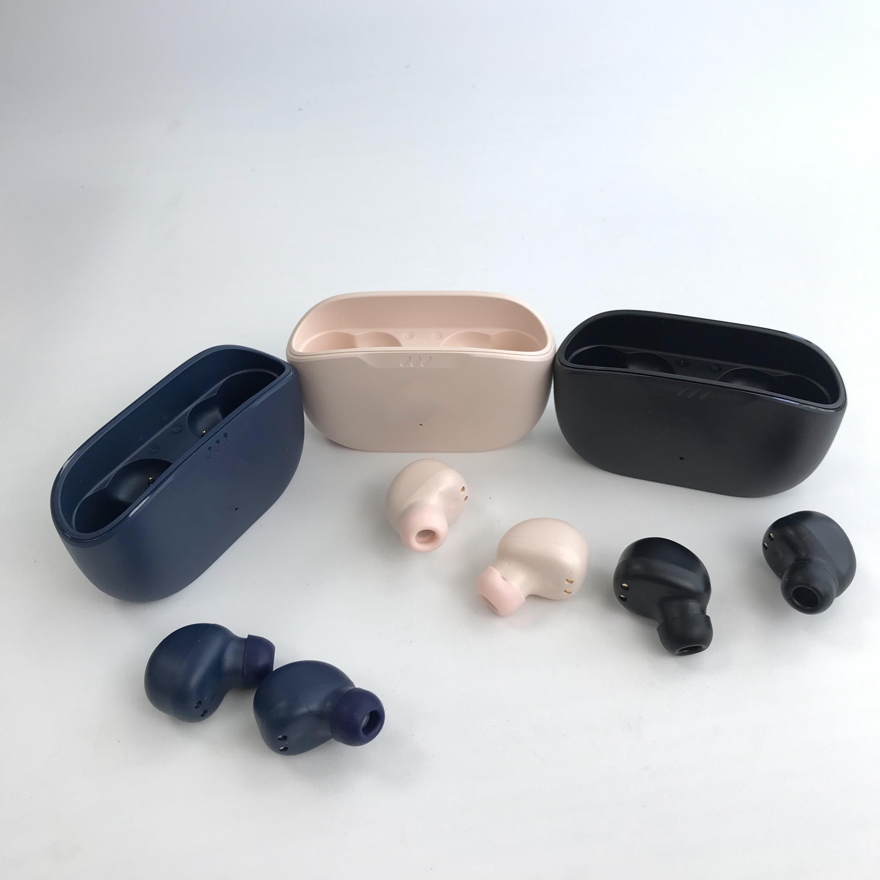 new product Wave buds True Wireless Semi-In-Ear Wireless BT Headphones Music Sports Headset Running Wave buds tws earphone BT5.0