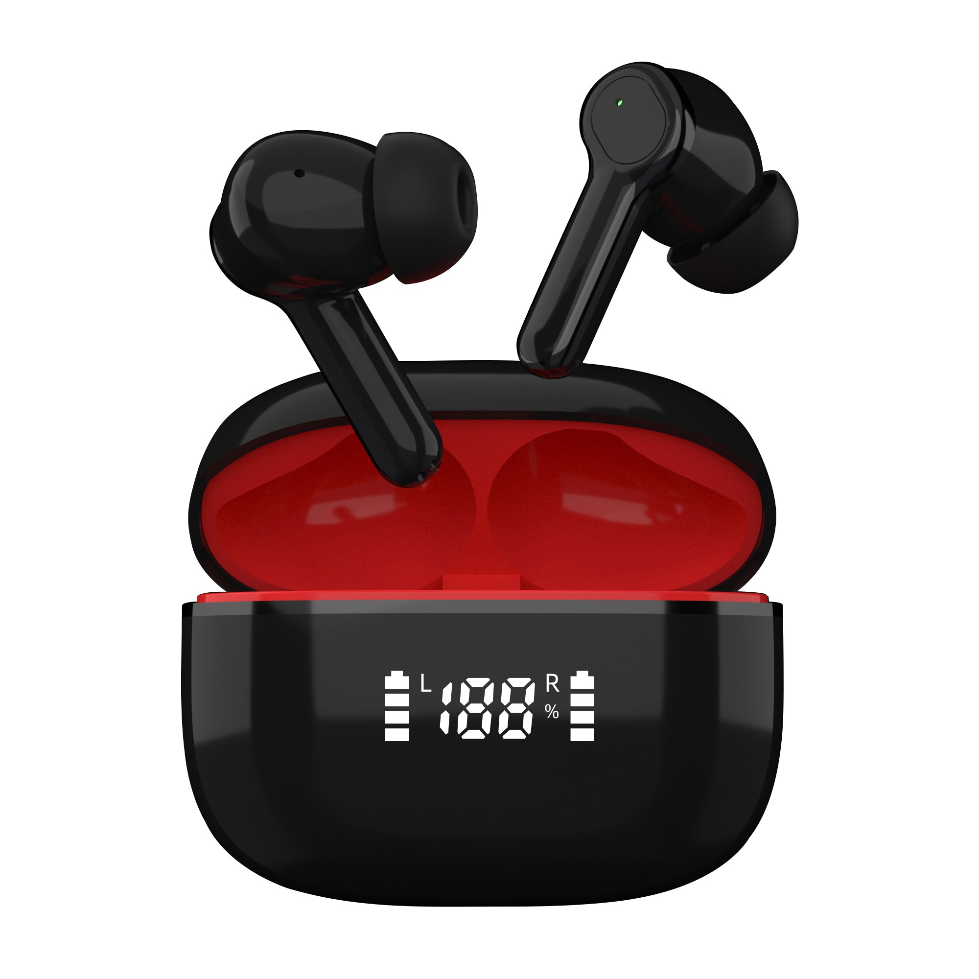 Top Sale Led Digital Display ANC & 4 Mic ENC Wireless Earbuds Blue tooth5.4 OEM ODM Noise cancelling TWS Earphones