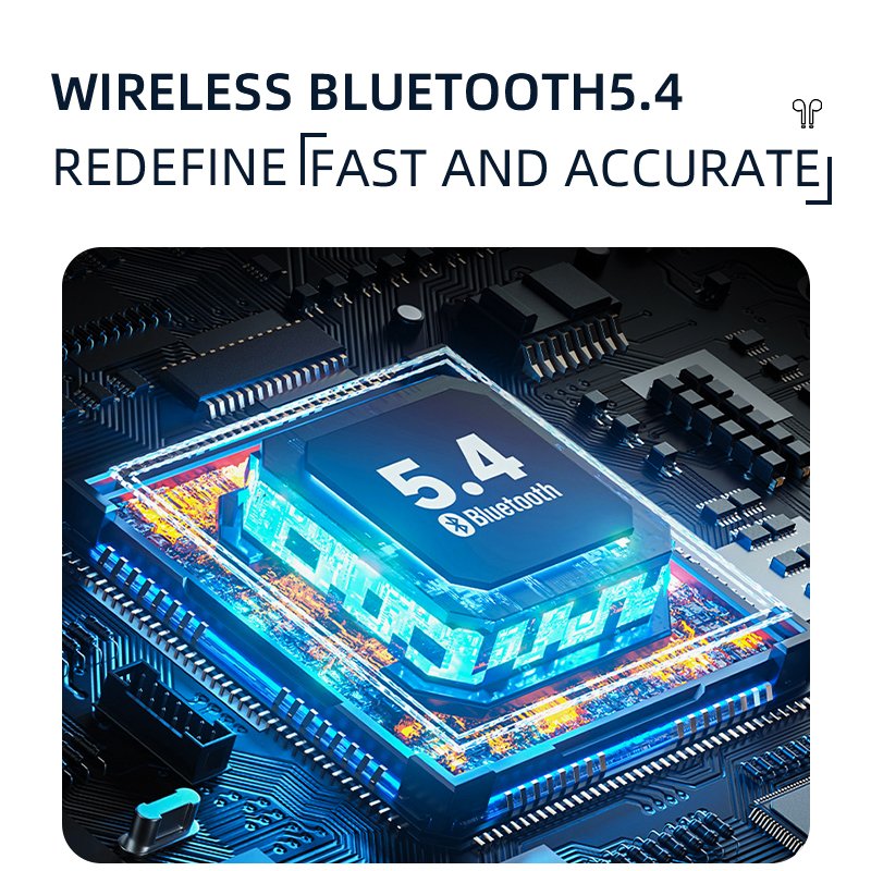 New Brand W63 Touch Screen Led Digital Display Power Real Anc Enc Quad Mics Tws Earbuds Earphone With Smart Screen Headphone
