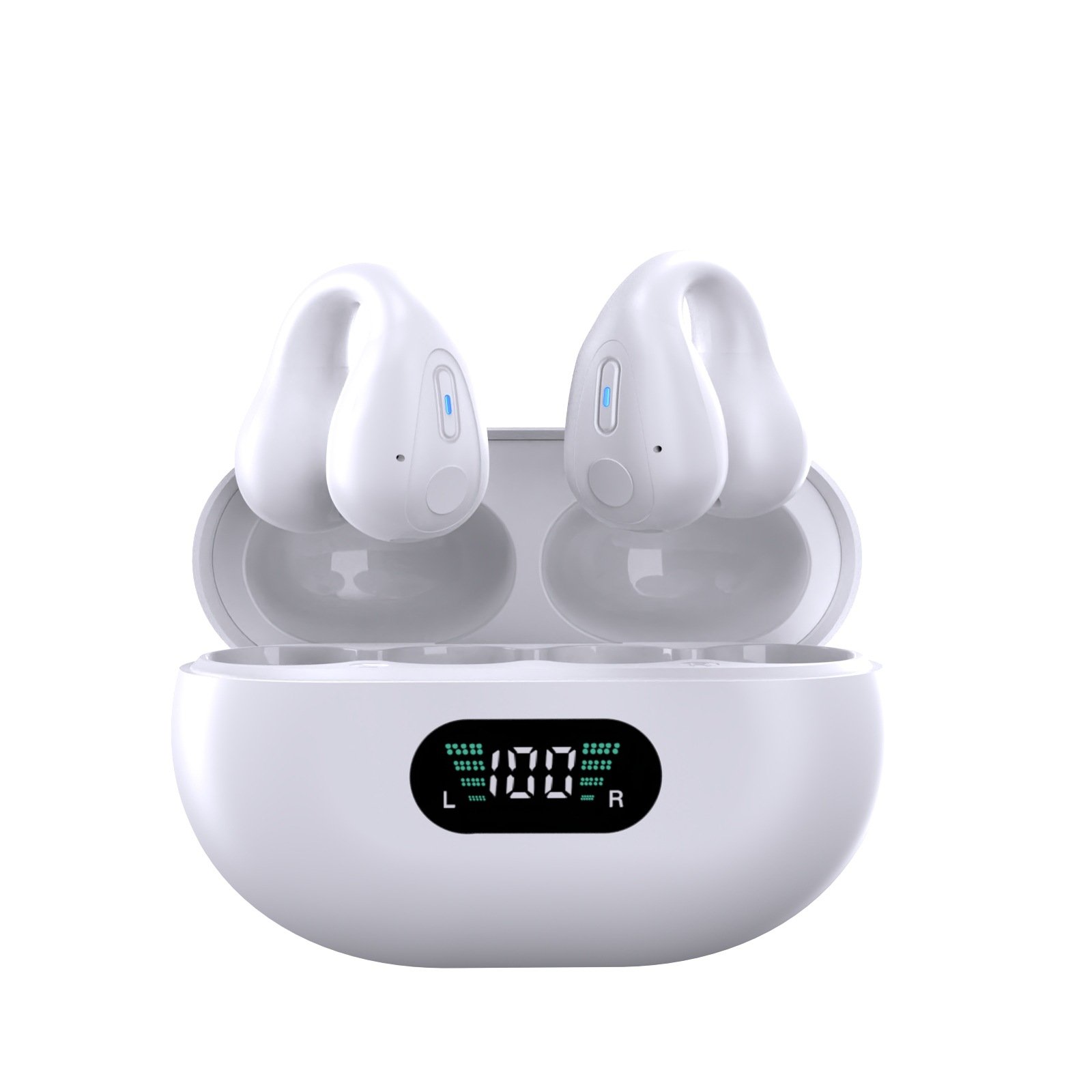 New Noise Cancelling TWS Smart Earbuds In-Ear Sports Earhooks Touch Control BT5.2 TWS Wireless Gaming In-Ear Earphones Q80