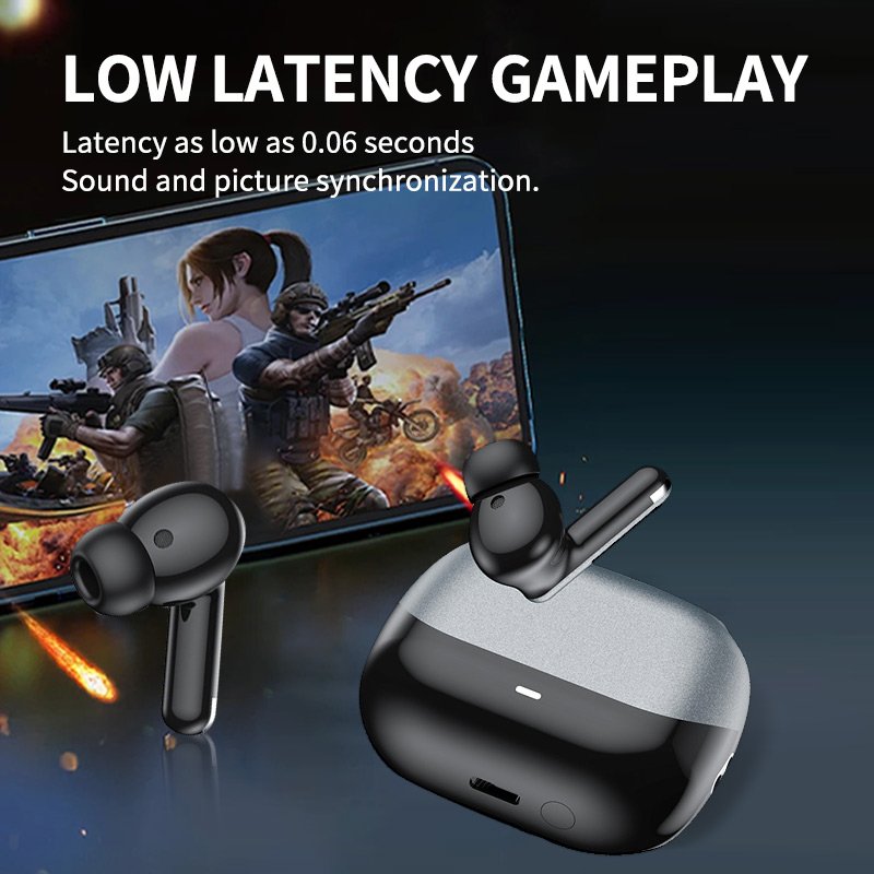 Hot Selling 5.4 ANC High End Noise Cancelling Tws Gaming Hifi In-Ear Sports Earphones Headsets Wireless ANC Earbuds Headphones