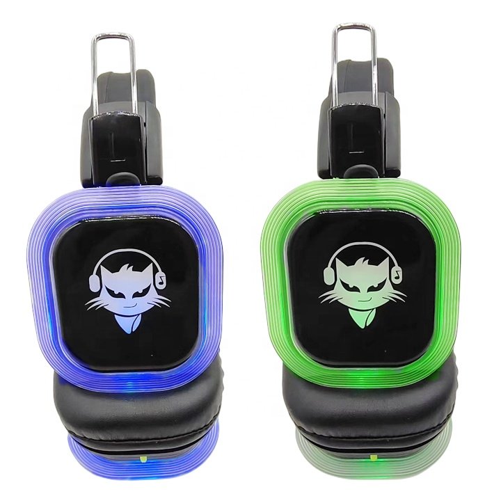 F39 led customized logo wireless stereo noise cancelling headphones for party
