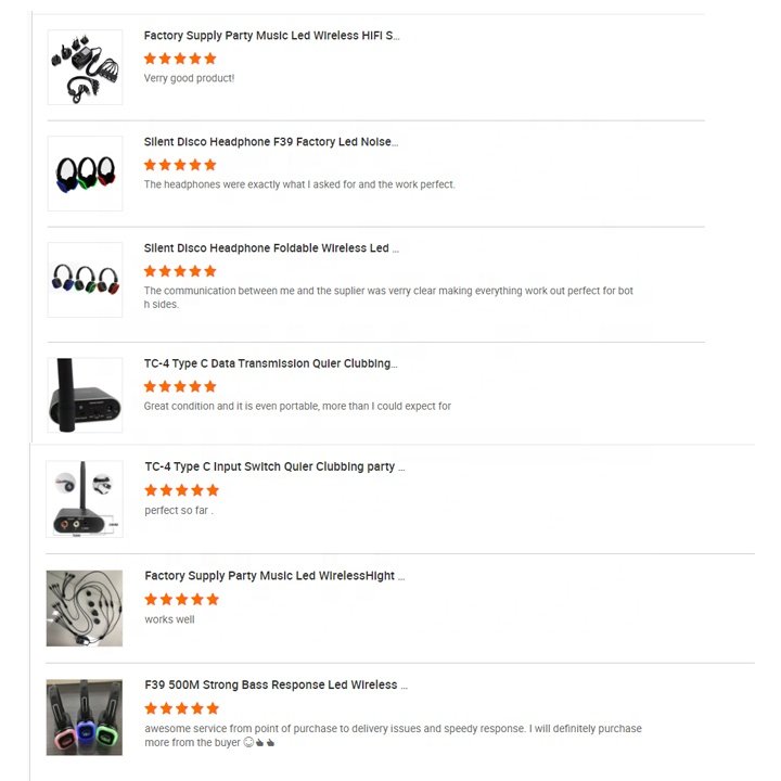 F39 led customized logo wireless stereo noise cancelling headphones for party
