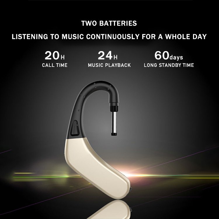 Factory Blue tooth 5.0 Stereo Headset K10 Business Intelligence Earphones With Mic