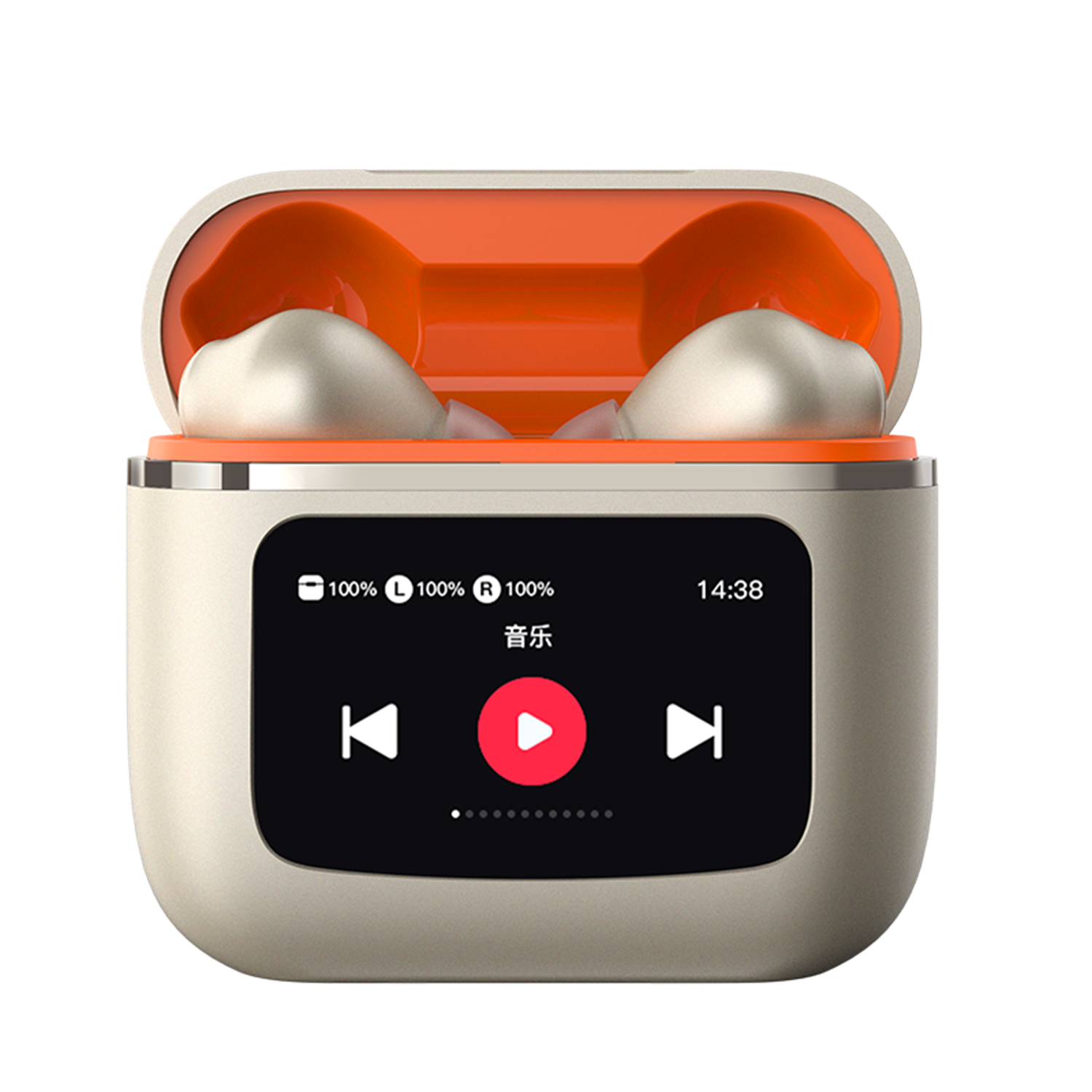 Games 2024 Headphones Earbuds with Screen J65 Pro Earbuds Touch Led Digital Display Earbuds Tws 5.3 Wireless Earphone